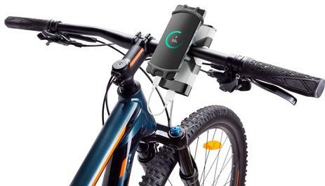 Rider - Power Bank - Smartphonehouder - Zwart - Siliconen