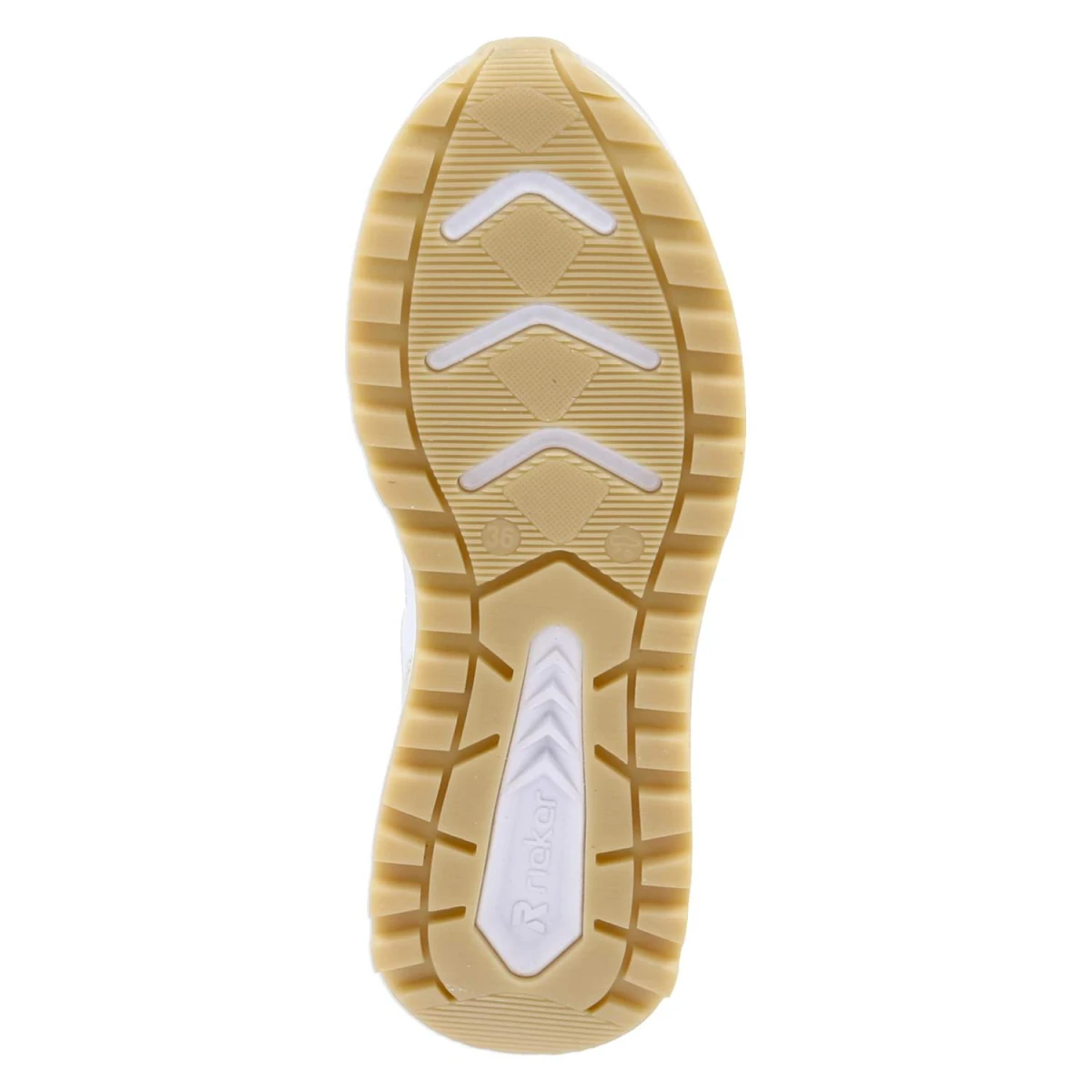 RiekerLow Sneaker - weiss kombi