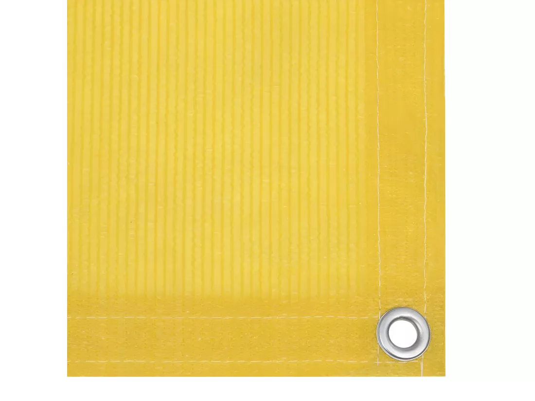 Écran de balcon Jaune 120x500 cm PEHD