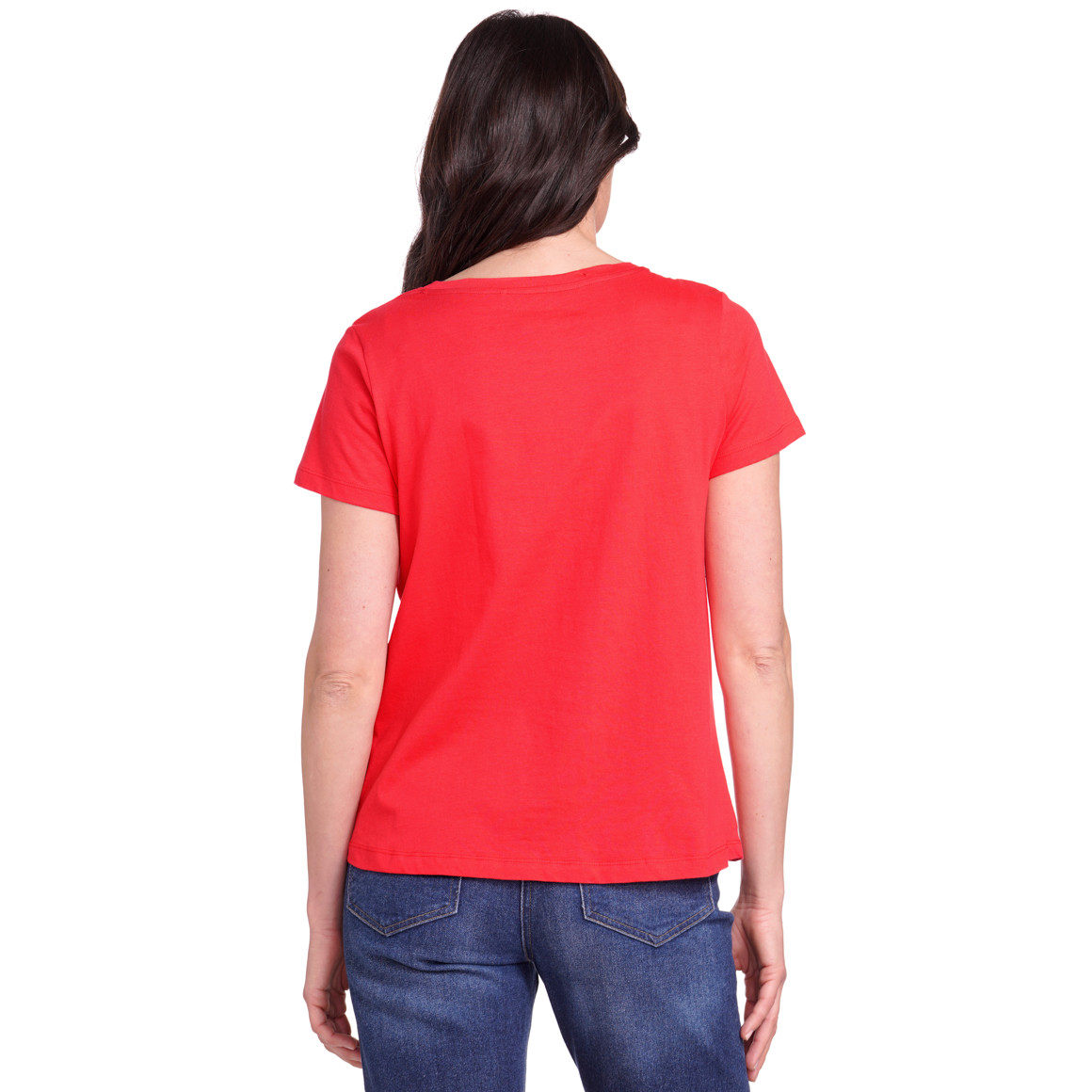 Gina Benotti Damen T-Shirt aus Bio-Baumwolle rot