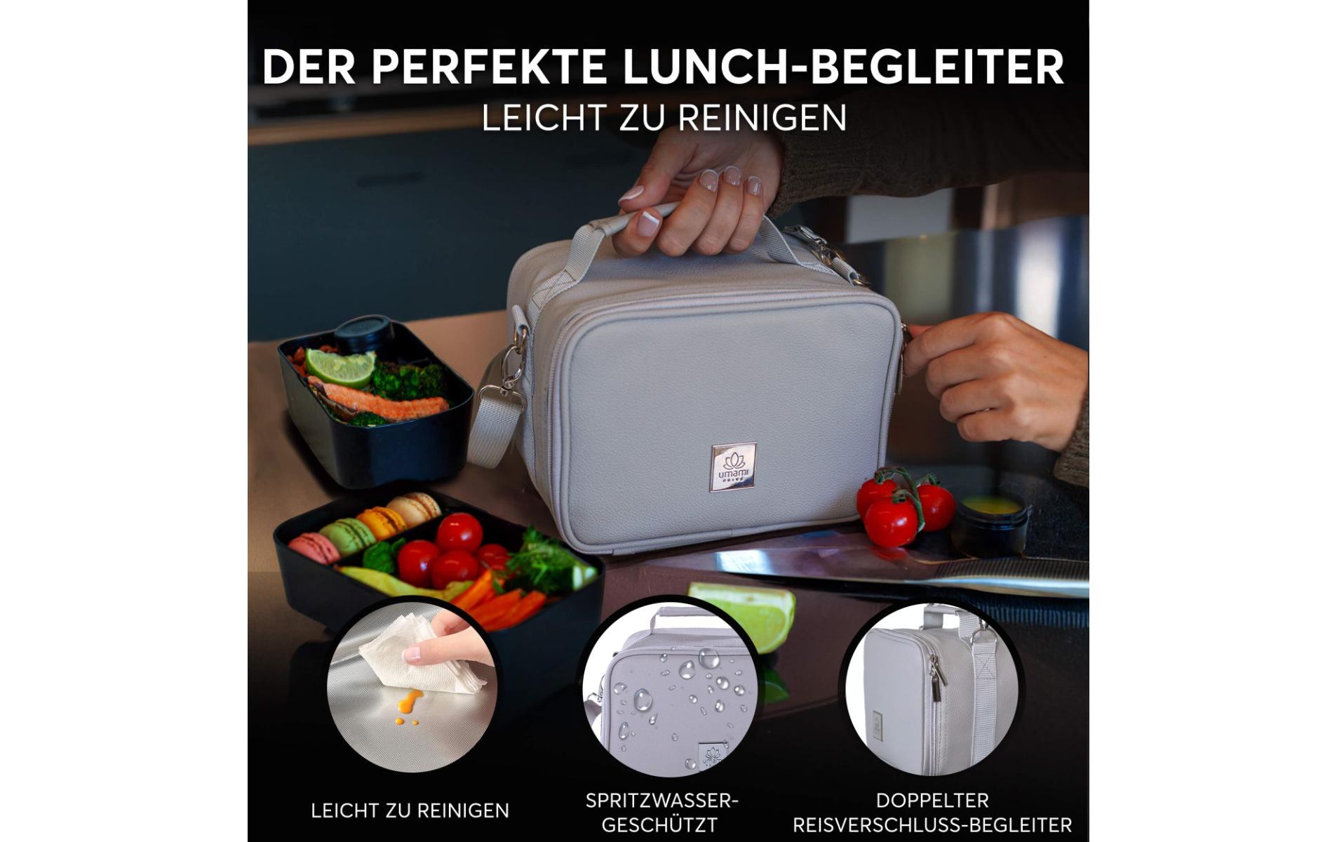 Lunchbox Thermocase Cool Grey PremiumIsolierte Lunchbox mit ergonomischem Griff