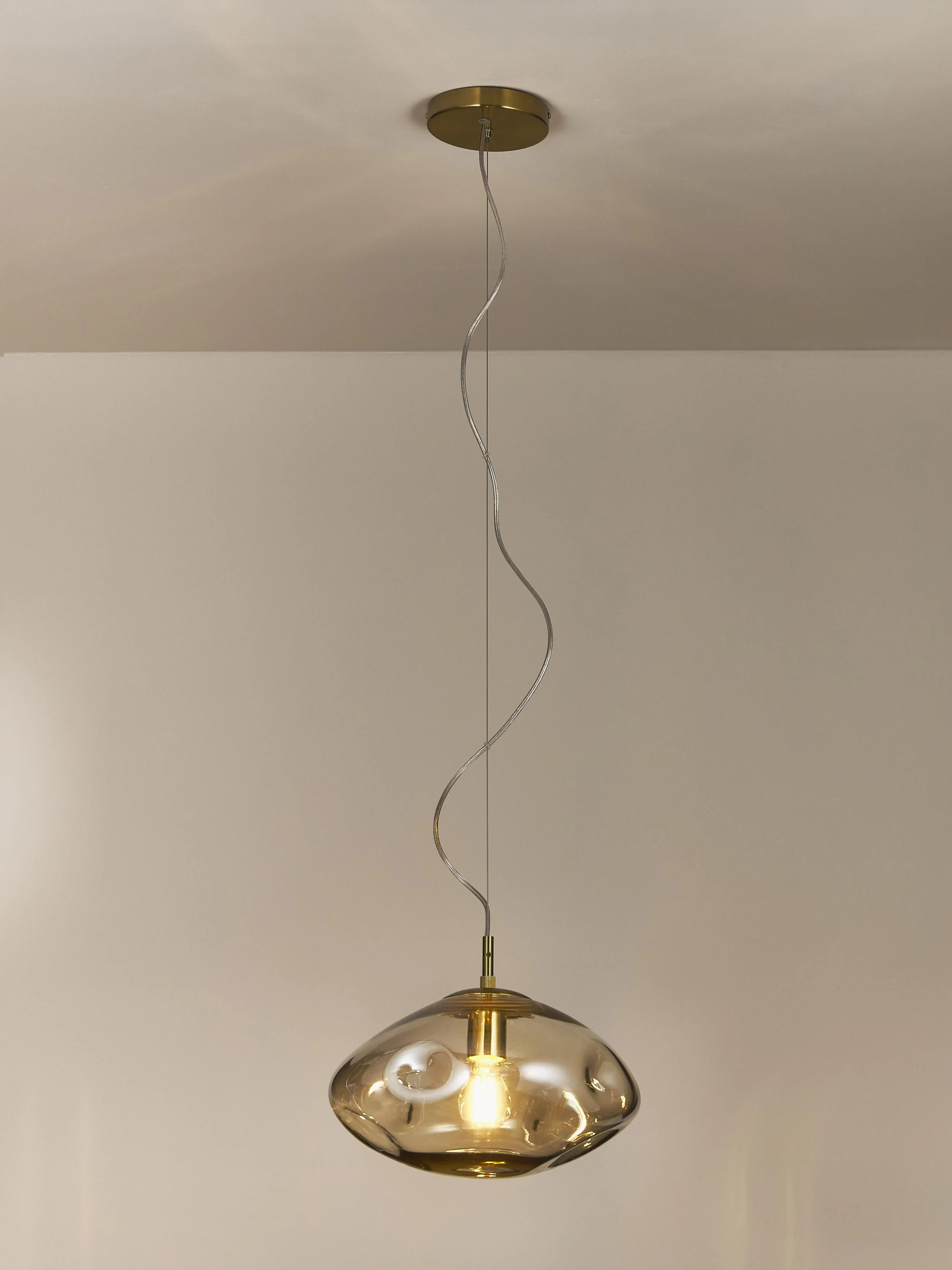 Hanglamp Amora van glas