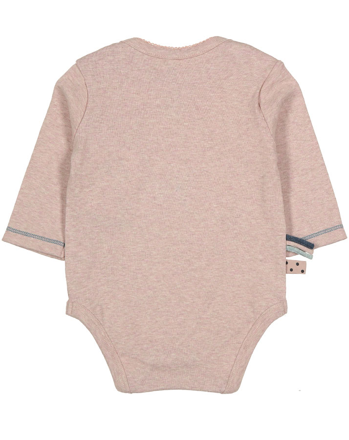 Langarm-Body EDIS UNI in rose melange