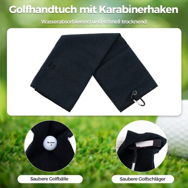 Komplett golfgavesett for menn Golftilbehør Sett med 3 golfballer Golfgave i gaveeske