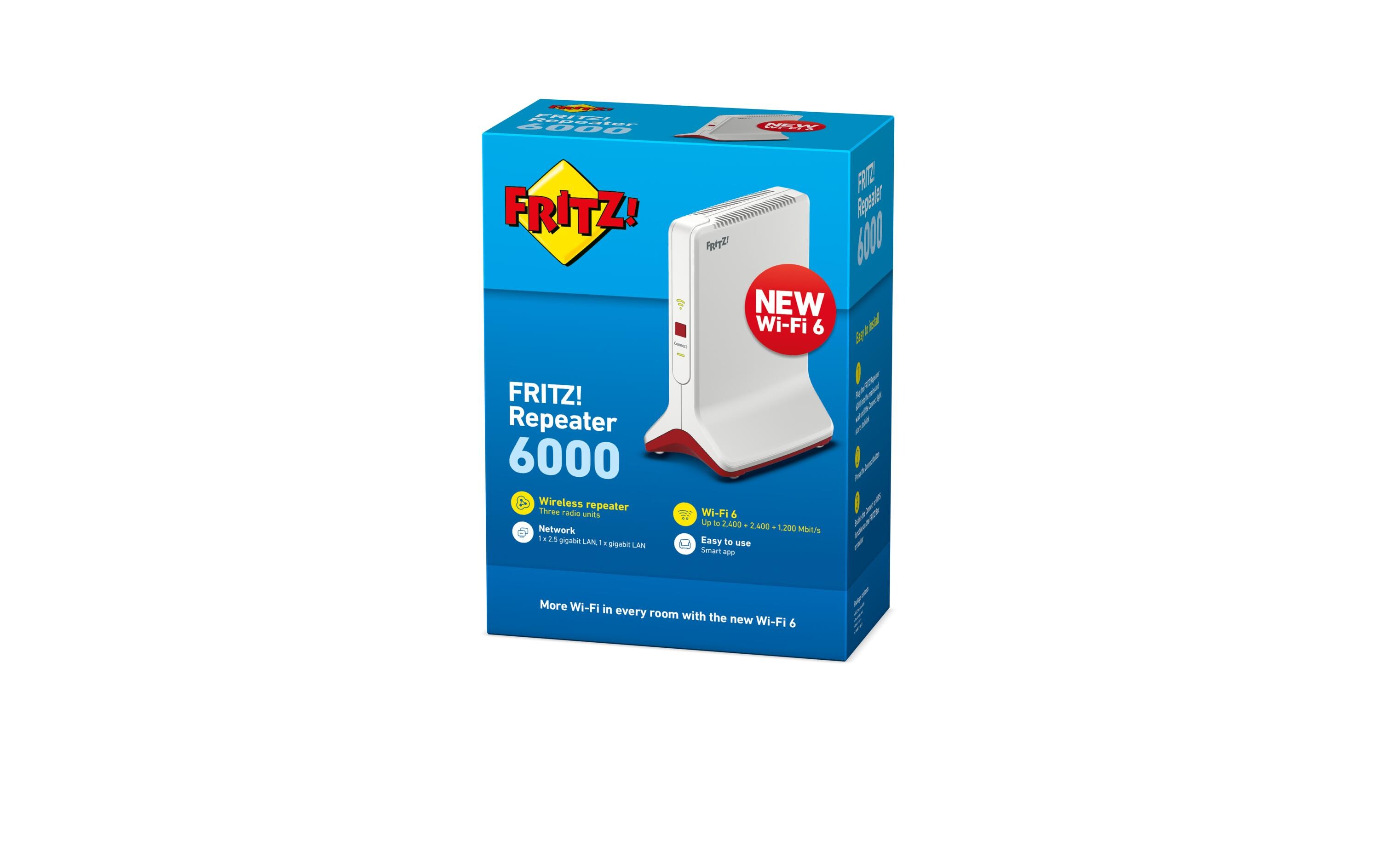 WLAN-Mesh-Repeater FRITZ!Repeater 6000 International<br>AVM WLAN-Mesh-Repeater FRITZ!Repeater 6000 International