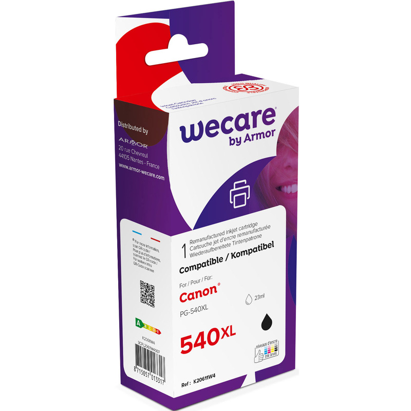 Wecare PG-540XLWE XL Tintenpatrone, schwarz