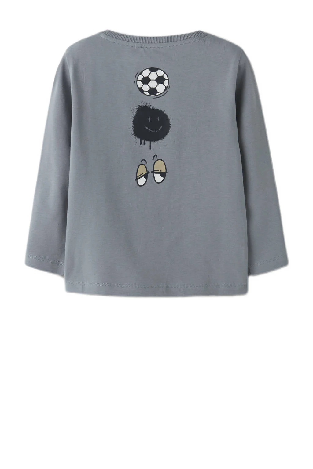 NAME IT MINI longsleeve grijsblauw