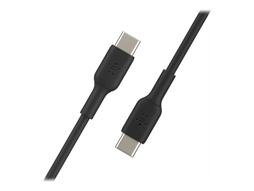 Belkin BoostCharge - USB-kabel - 24 pin USB-C (han) til 24 pin USB-C (han) - 2 m - sort