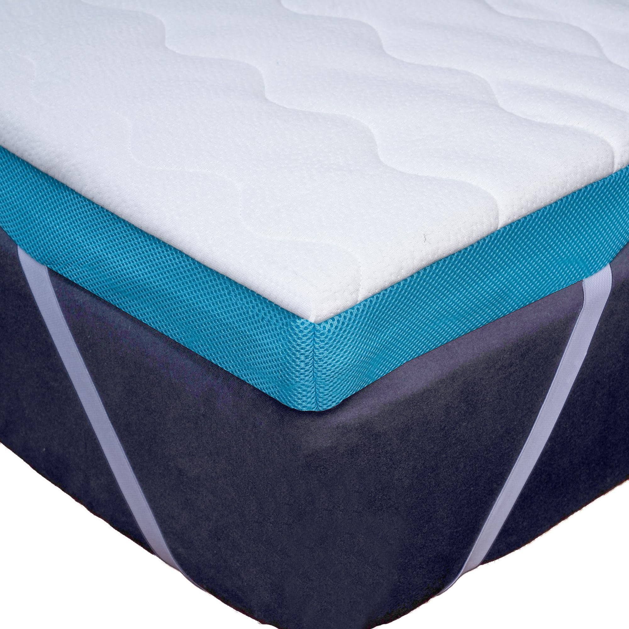 Komfortec Gel Topper H3/H4 Matratzentopper für Boxspringbett