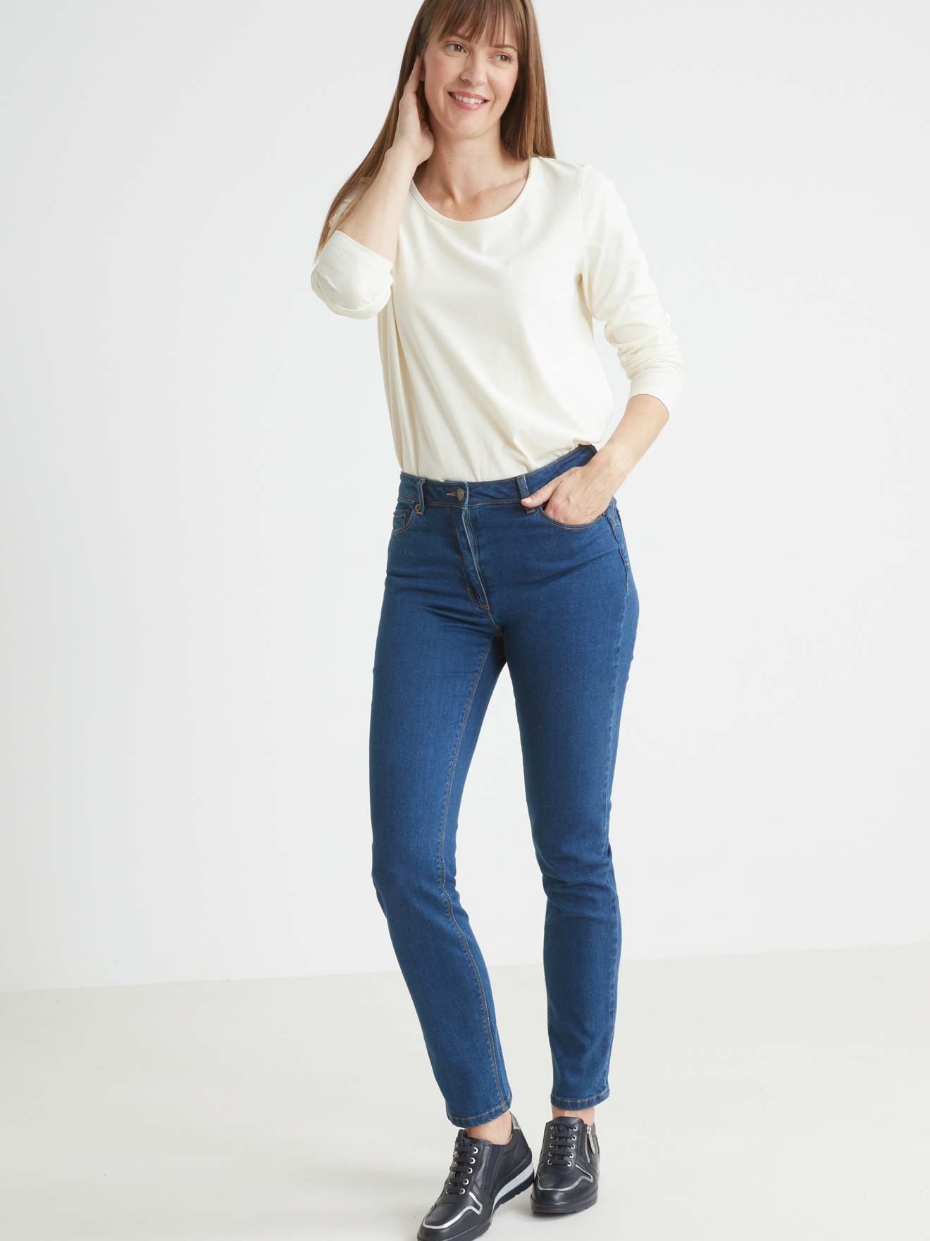 Jean  push-up coupe slim
