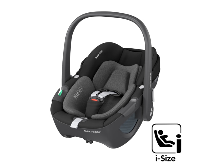 Pebble 360 0 - 15 M  40 - 83 cm  0 - 13 kg    Intuitive FlexiSpin-Drehung mit nur einer Hand |    Komfortable ClimaFlow-Temperaturregulierung |    Easy-in Gurtsystem |    G-CELL-Seitenaufpralltechnologie |