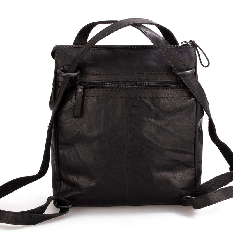 Spikes & Sparrow Bronco Chicago Backpack / Shoulderbag Black