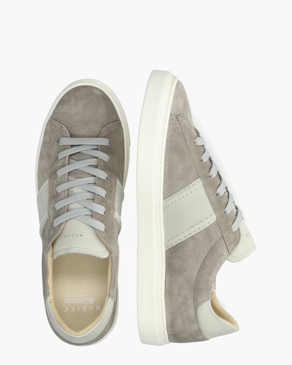 Nubikk Jase Morris Lichtgrijs Herensneakers