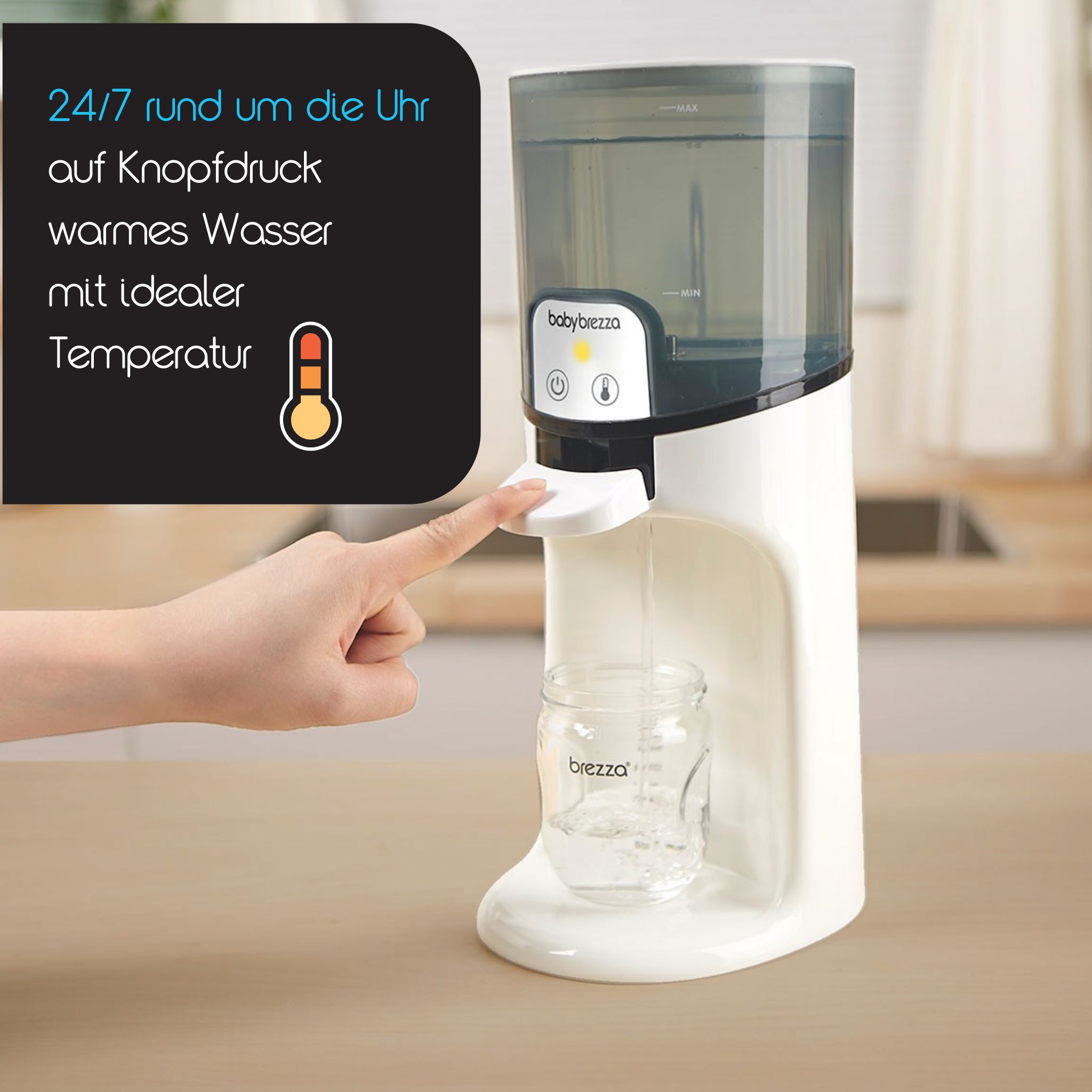 Baby Brezza Instant Warmer, weiß/ schwarz