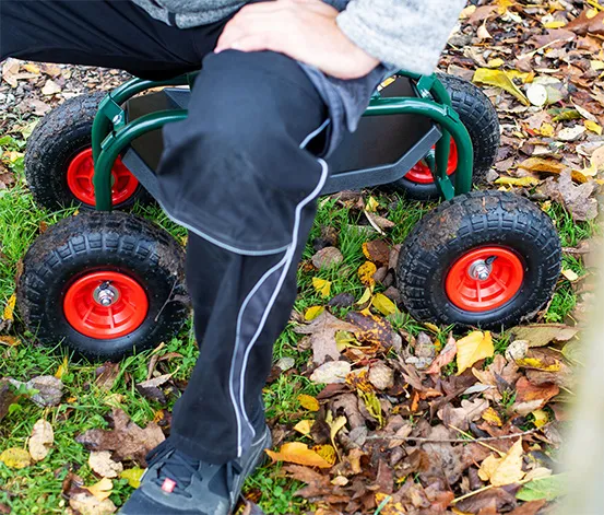 Outdoor-Rollsitz »Deluxe«, inkl. Schutzhülle
