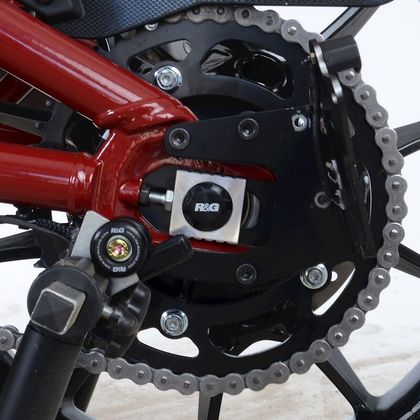 Diabolo R&G Racing Insert axe de roue arrière noir (côté gauche)