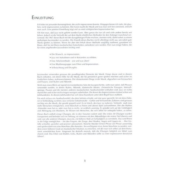 Advance Music Aebersold Jazz Improvisation deutsch