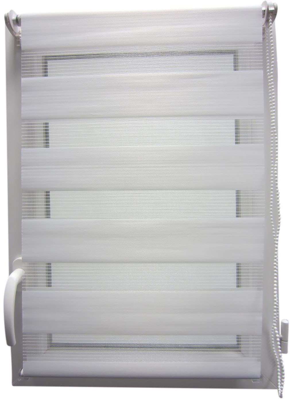 Store enrouleur jour nuit blanc 90x250cm