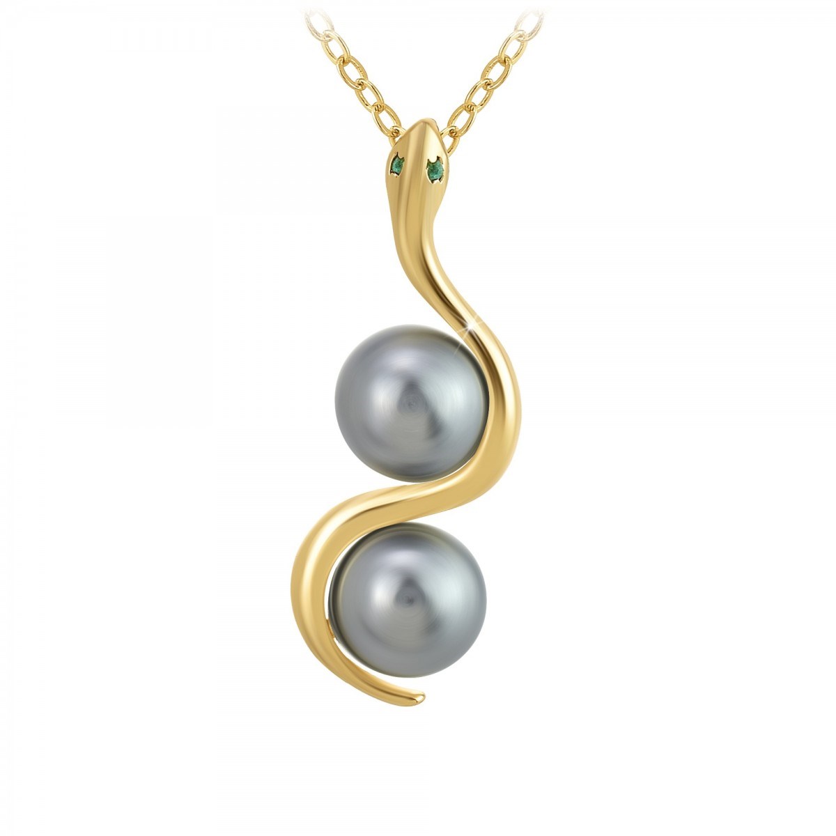 Collier SC Crystal décoré de perles scintillantes