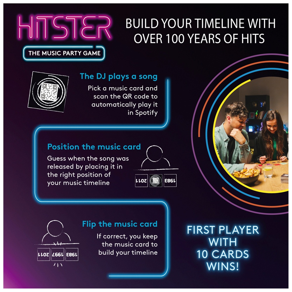 Hitster – Das Musikparty-Brettspiel