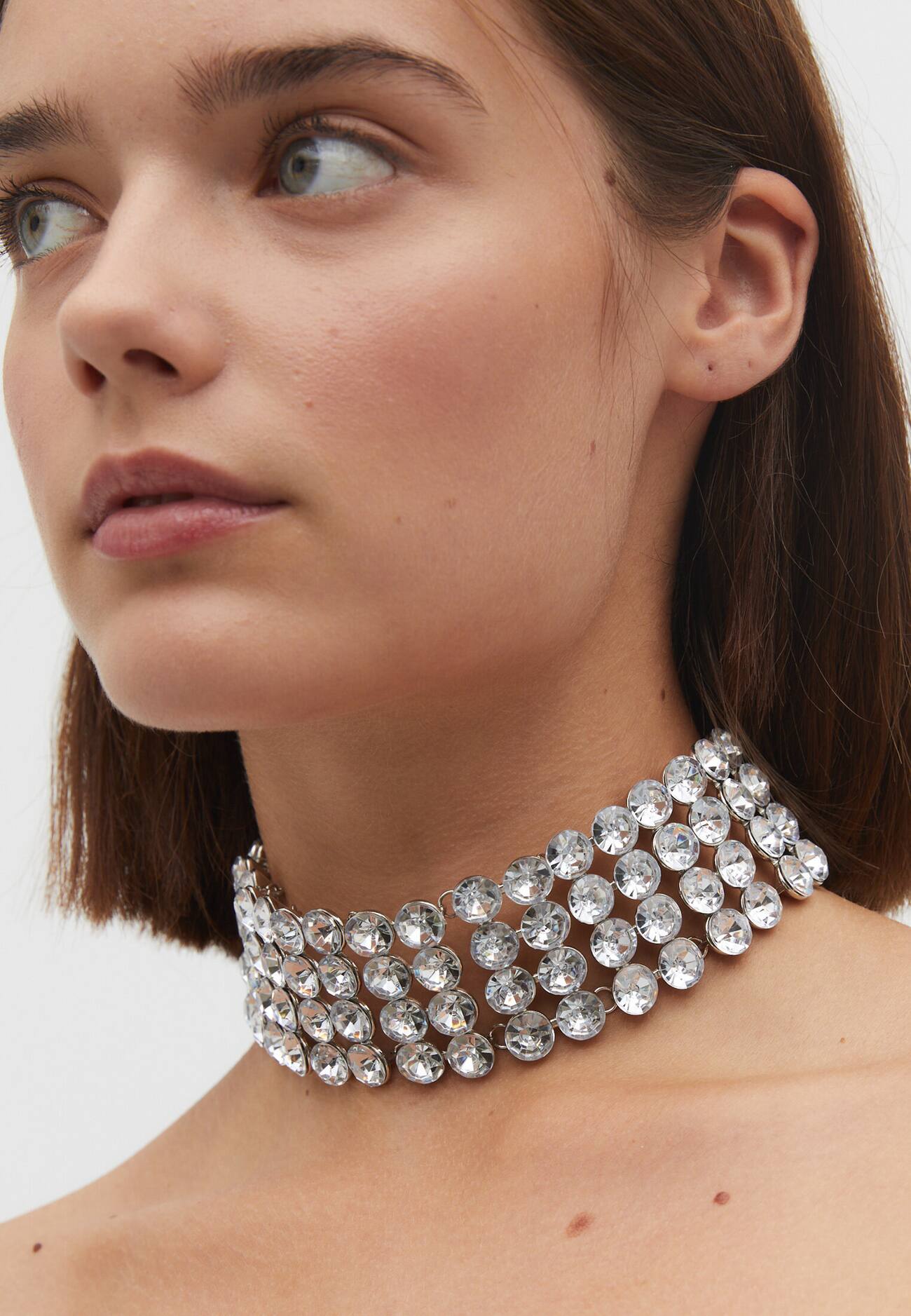 Gargantilha de strass