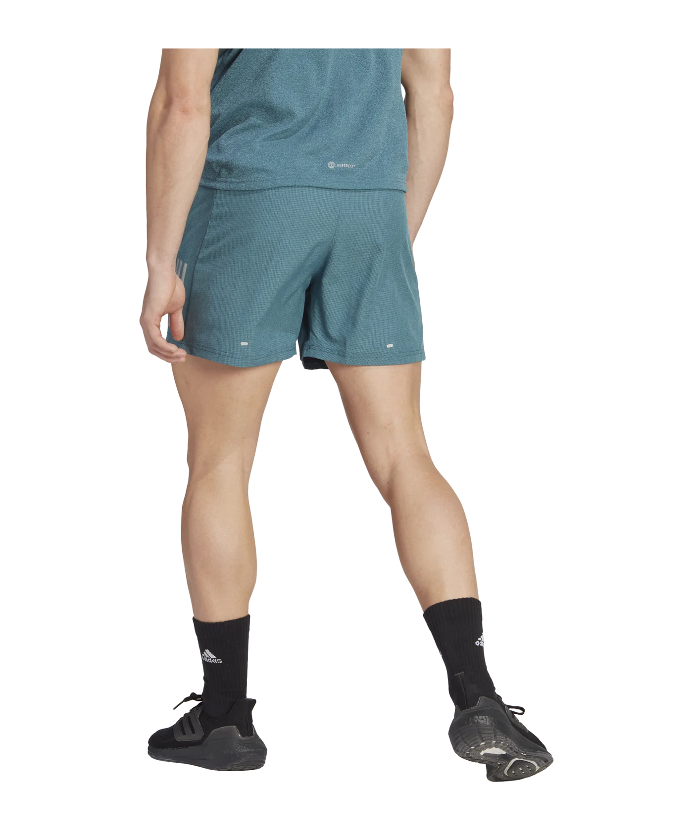 adidas Own The Run Heather Short Grün