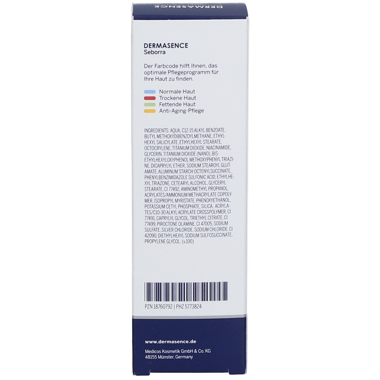 DERMASENCE Seborra Getönte Tagespflege mit LSF 50