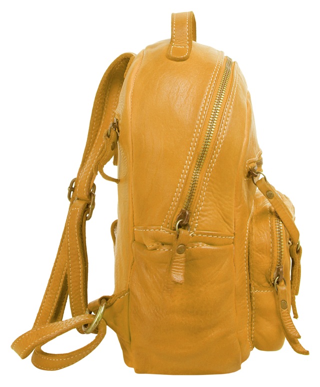 Cluty Cityrucksack echt Leder, Made in Italy