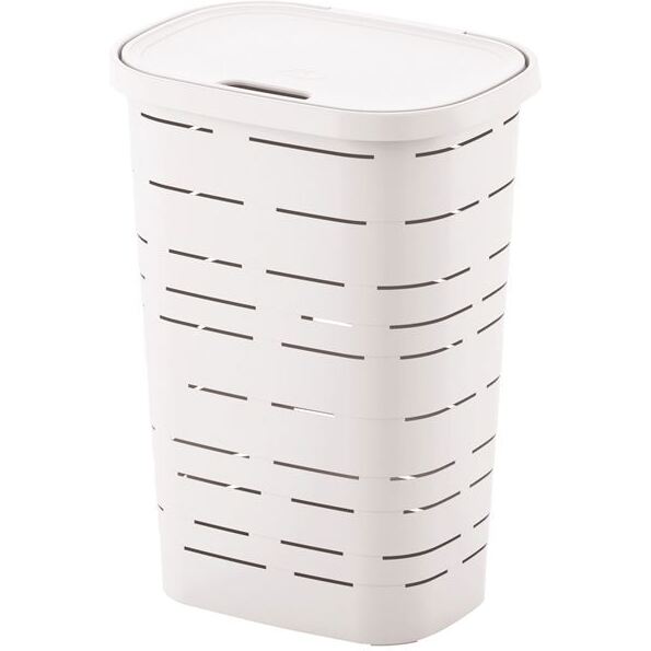 Coffre à linge - Signature - 55 L - blanc