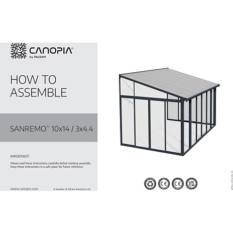 Palram - Canopia SanRemo udestue - grå