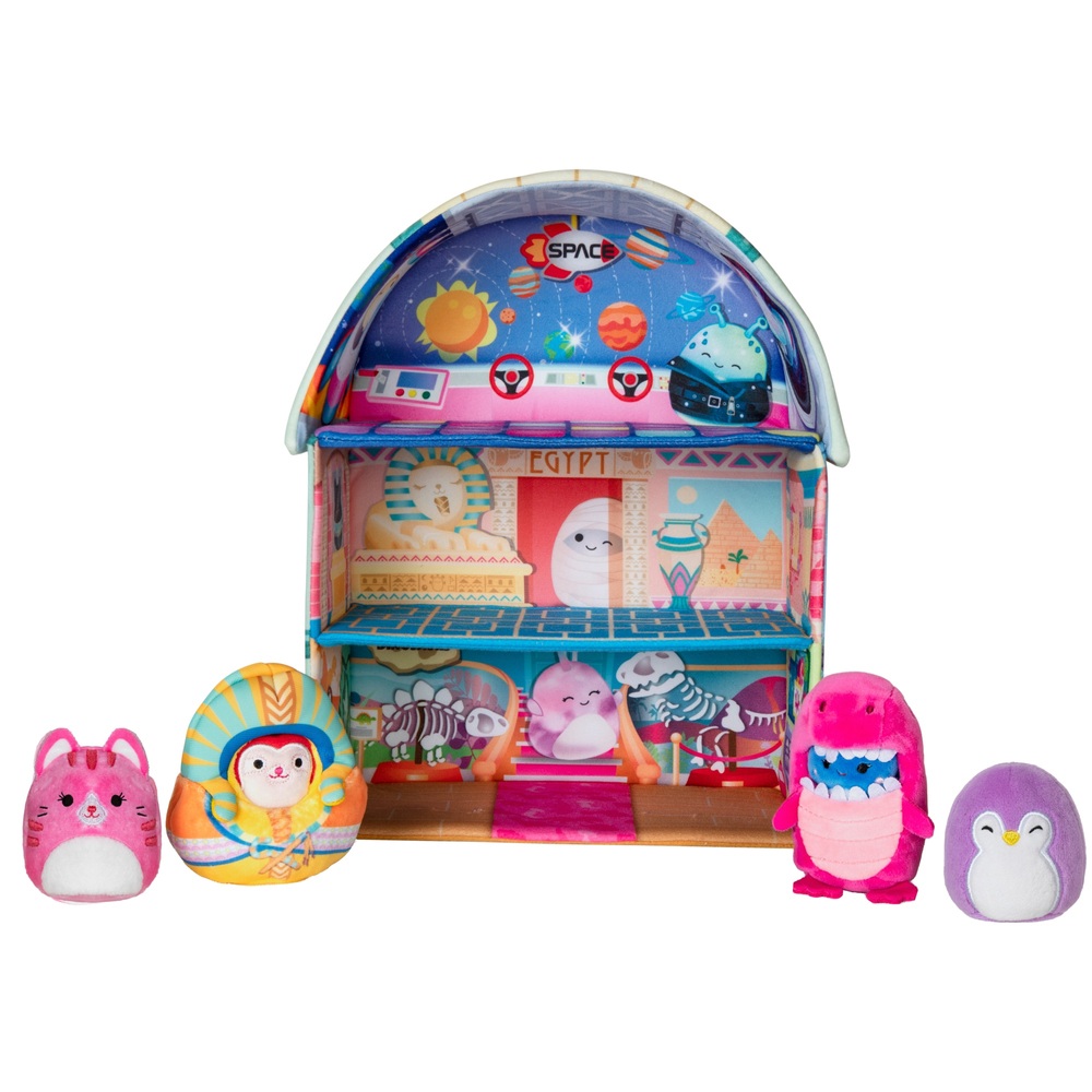 Squishville von Original Squishmallows – Tag im Museum – Großes Spielset