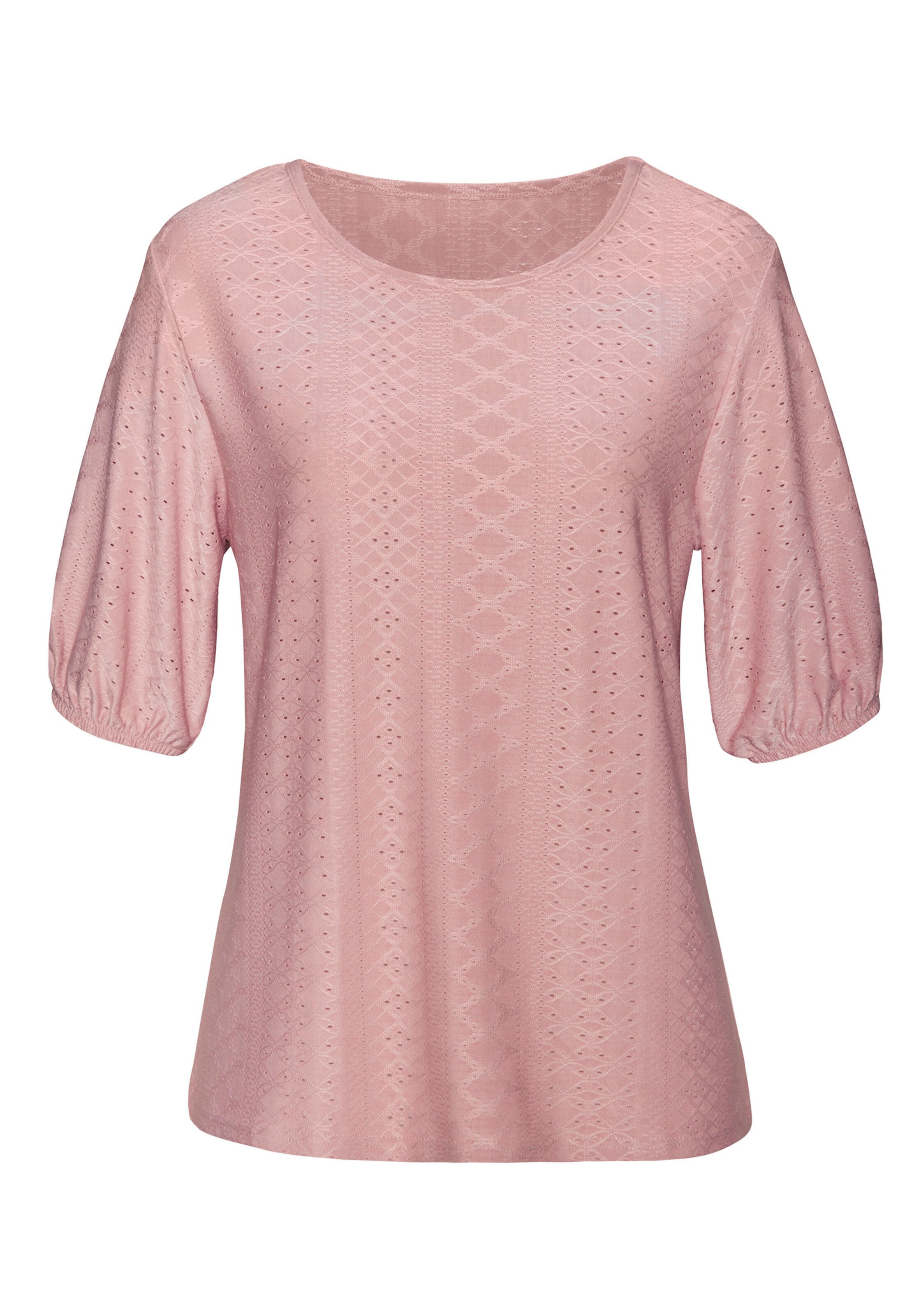 Vivance Kurzarmshirt in rose, mint