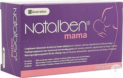 Natalben Mama Complément Alimentaire Femme Allaitante 60 Capsules