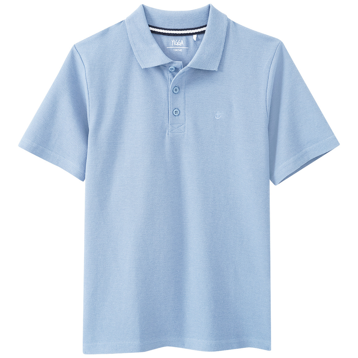 Yigga Jungen Poloshirt in Piqué-Qualität hellblau