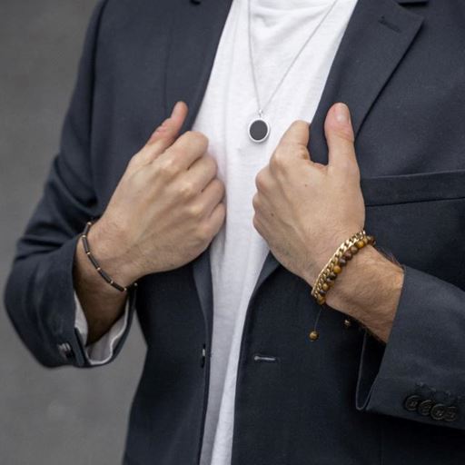 Son of Noa Panser Armbånd, Mat Guld, 23 cm