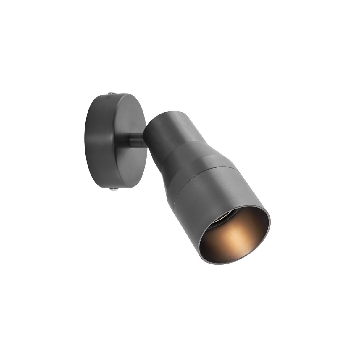 Moderne plafondspot gunmetal GU10 50mm rond - Stanley