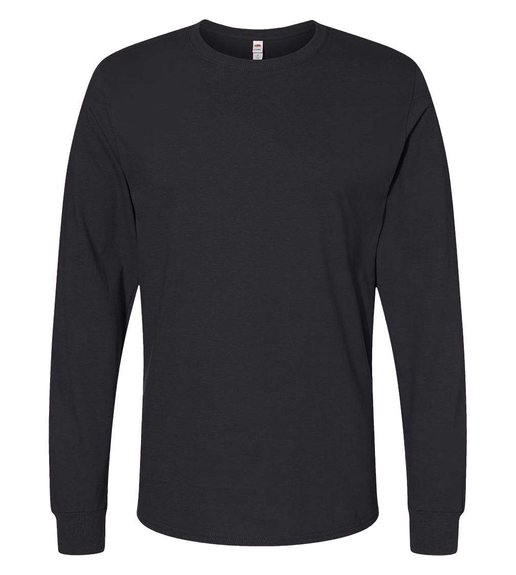 Fruit of the Loom SC201 - T-Shirt Homme Manches Longues Coton