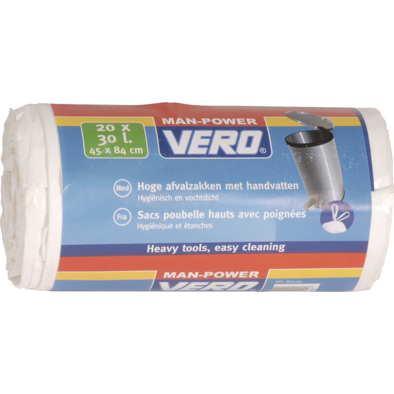 Vero ManPower pedaalemmerzakken 30L