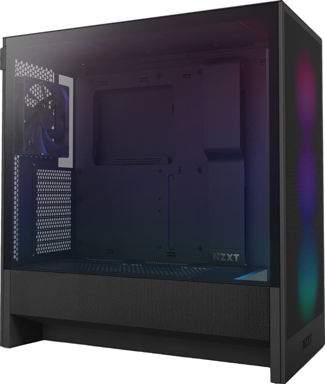 NZXT H5 Flow RGB 2024 PC-kabinet (sort)