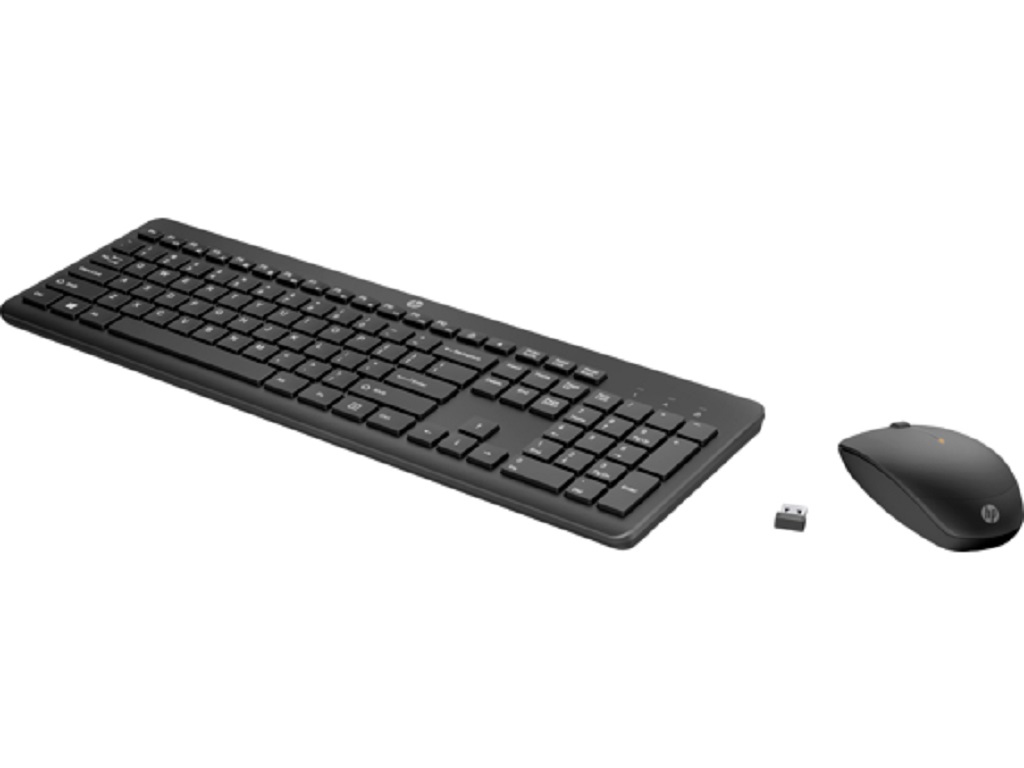 KIT TECLADO   RATO SEM FIOS HP HP 230 PRETO