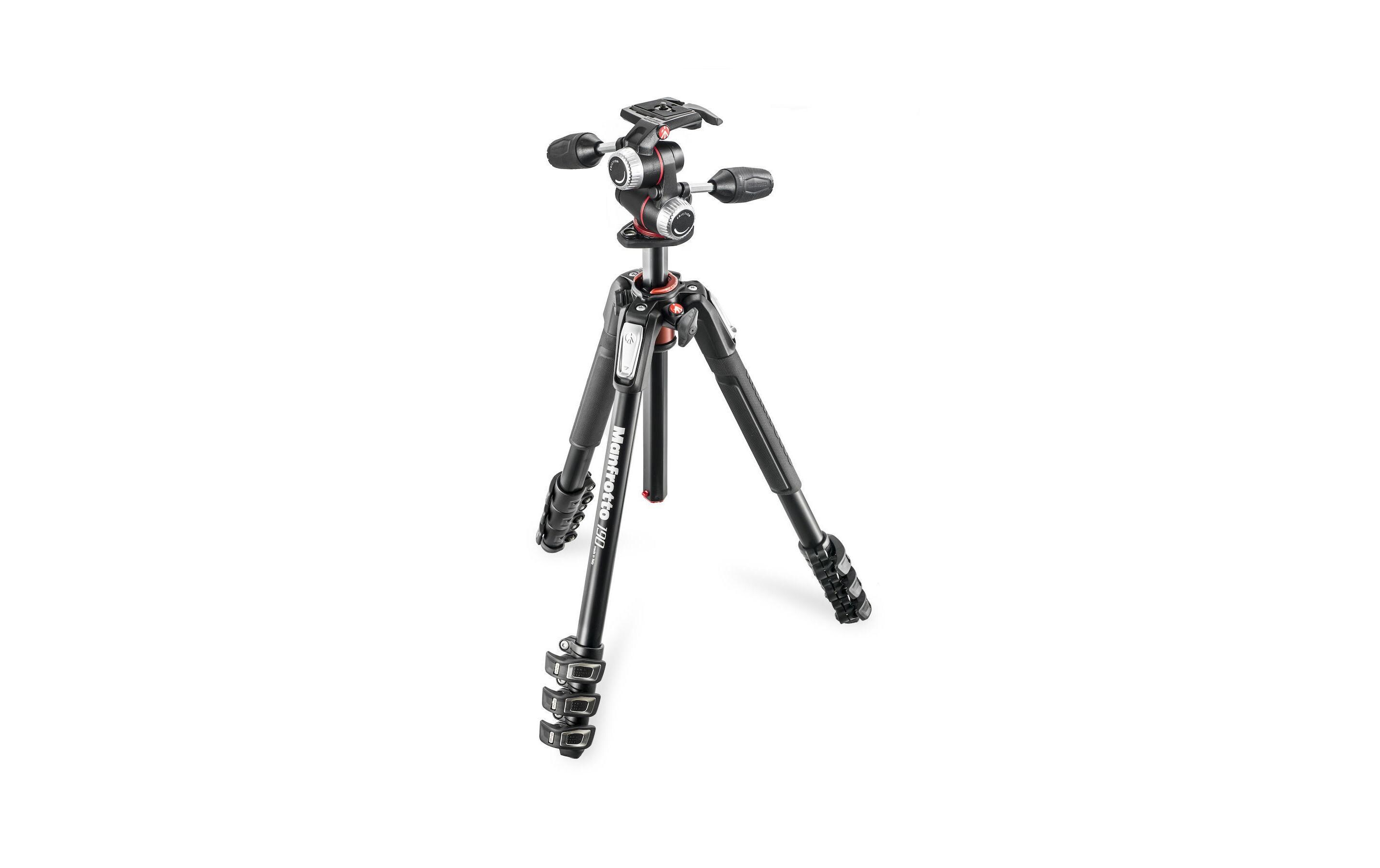 Stativ MK190XPRO4-3W XPRO Kit<br>Aluminium-Stativ mit 3-Wege-Neiger