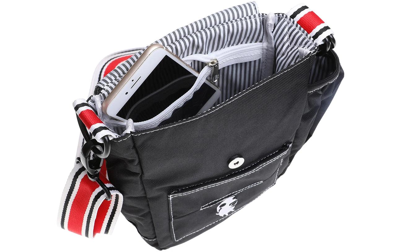 Shoulder Bag SchwarzHunde-Walking-Tasche
