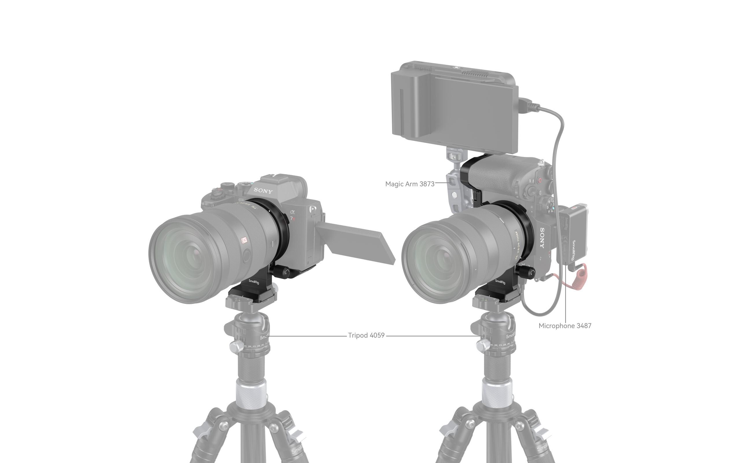 Montageplatte Drehbares Horizontal-Vertikal KitDrehbares Montageplatten-Kit für Sony A7R V / A7 IV / A7S III / A7R IV