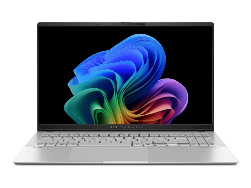 ASUS VivoBook S 15 OLED S5507QA-MA064X - 180° hængselsdesign - Snapdragon X Elite - X1E-78-100 - Win 11 Pro - Qualcomm Adreno - 32 GB RAM - 1 TB SSD NVMe - 15.6