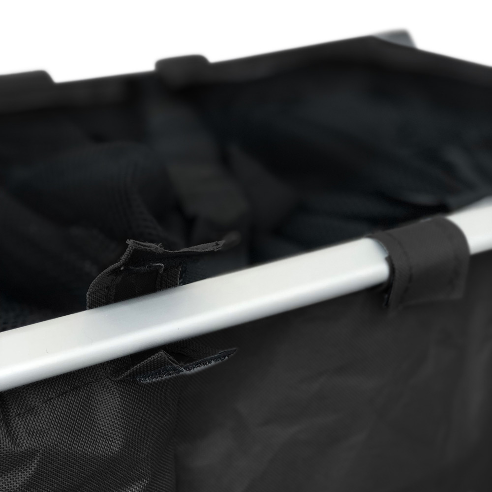 IVOL 3 vakken organizer wasmand - Black