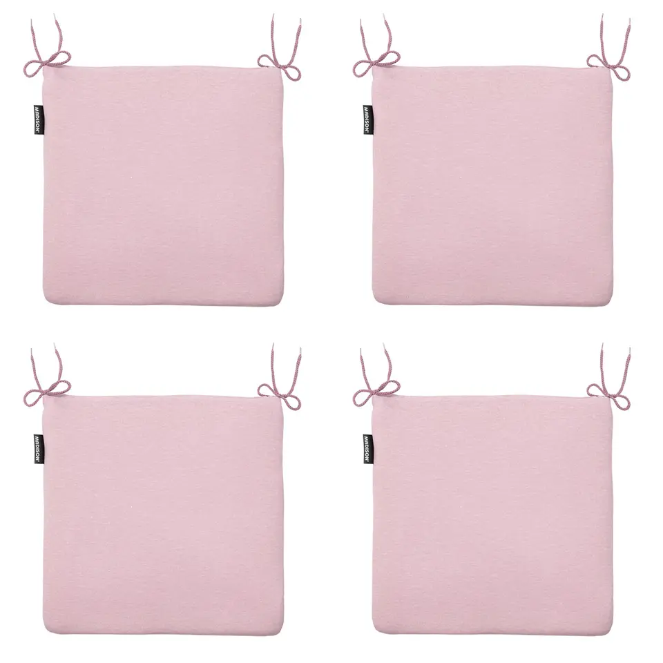 Madison - Zitkussen Panama soft pink - Ca. 40x40 cm - Set van 4