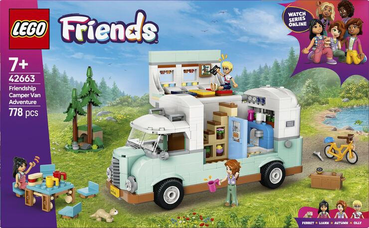 Lego Venskabs-autocamper på eventyr