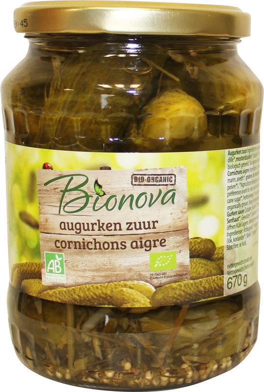 Bionova Augurken zuur 680g