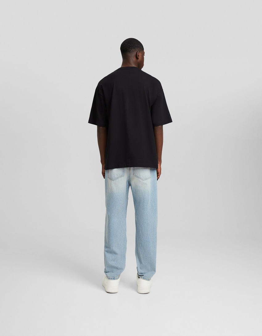calças jeans folgadas