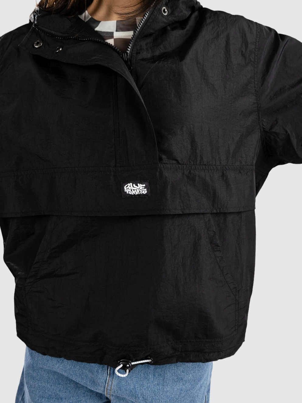 Blue Tomato Retro Windbreaker black